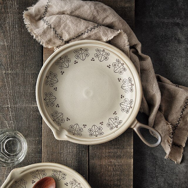 Nordic Style Ceramics pot Cooking Pan