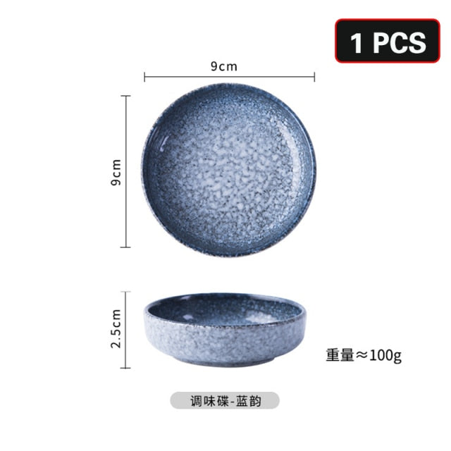 Seasoning hot Sauce Dish cup Ceramic Plate Small Dish Plates Butter mustard Sushi Vinegar Soy Dishes Kitchen Porcelain Saucer